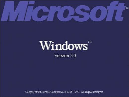 Windows 3.0启动画面