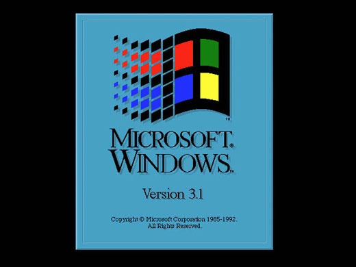 Windows 3.1启动画面