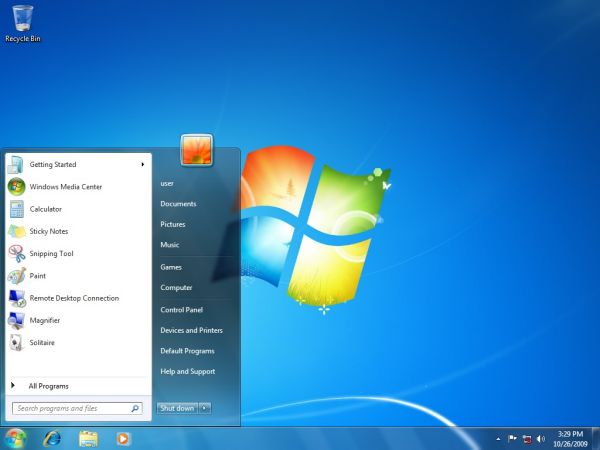 Windows 7桌面