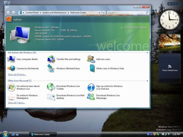 Windows Vista桌面