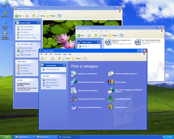 Windows XP桌面